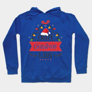 Crazy Xmas Lady Hoodie